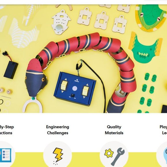 New Remote controlled Snake Robot Kiwi Co. KiwiCo LED Circuits and Biomimicry Sn - Picture 12 of 12